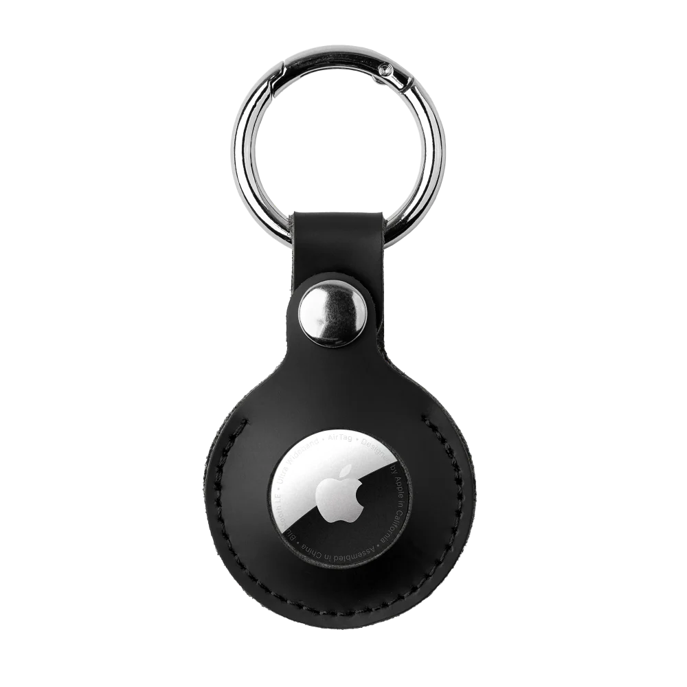 Premium Leather AirTag Keychains - Image 2